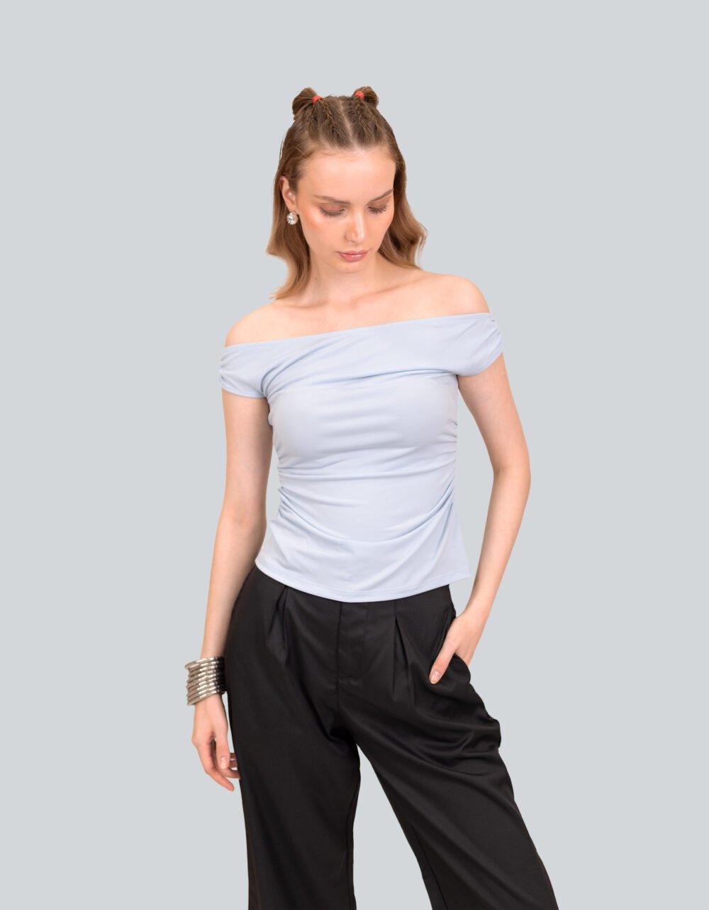 Side Ruched Top