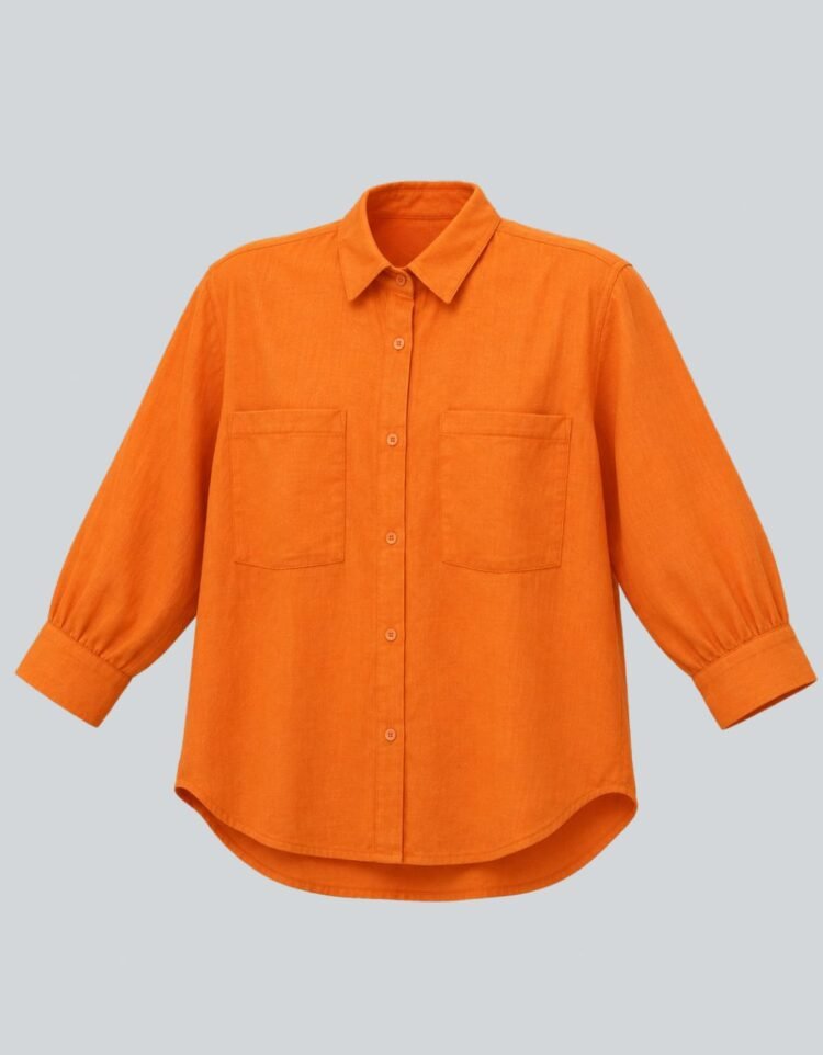 Loose Fit Cotton Shirt Top
