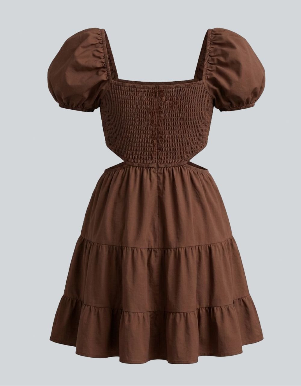 Side Cut Out Cotton Dress
