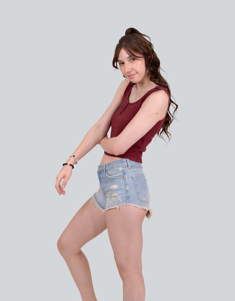 Strap Vest Short Top