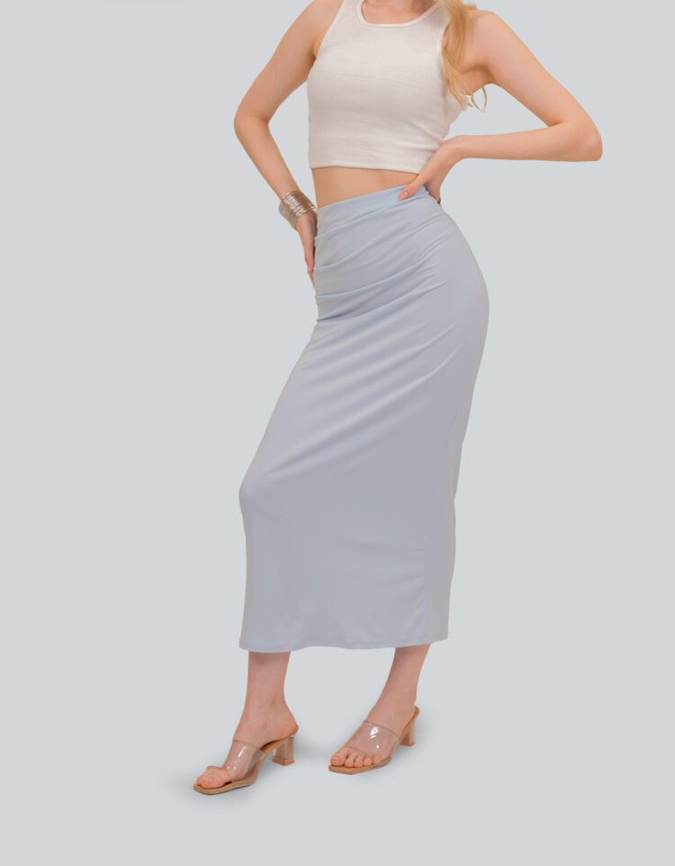 Straight Fitted Long Skirt