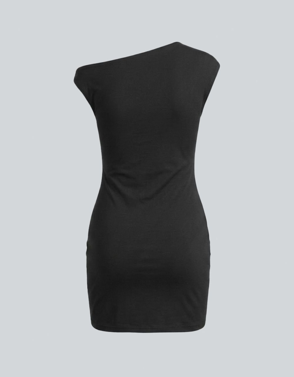 Nerja Off-Shoulder Black Short Dress