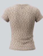 Cotton Lycra V Neck T-Shirt