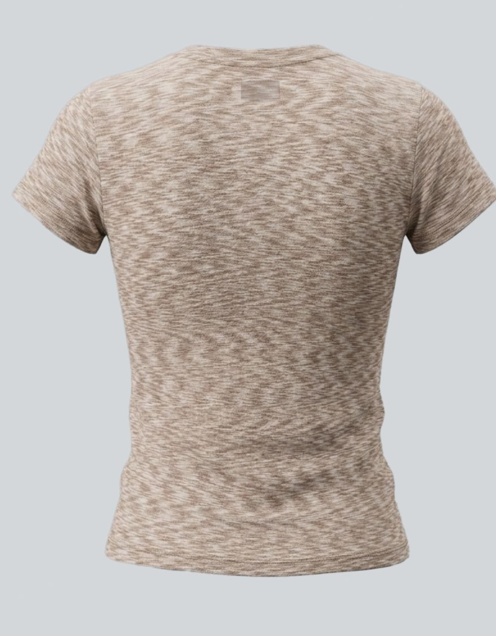 Cotton Lycra V Neck T-Shirt