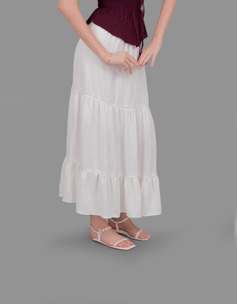 Three Tier Long Skirt