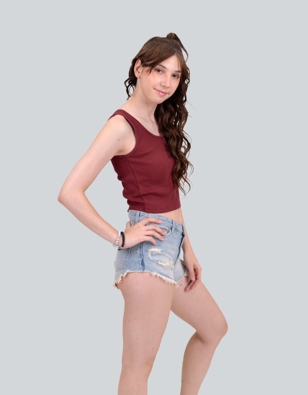 Strap Vest Short Top