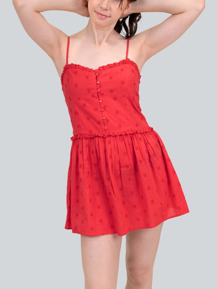 Cotton Anglaise Playful Dress