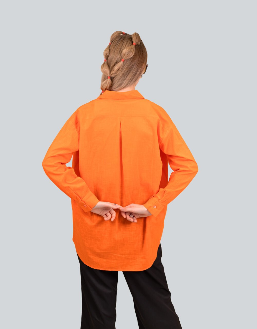 Loose Fit Cotton Shirt Top