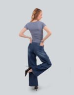 Cotton Lycra V Neck T-Shirt