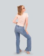 Cotton Lycra v Neck T-shirt