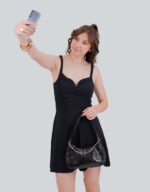 Calao Black Strap Dress