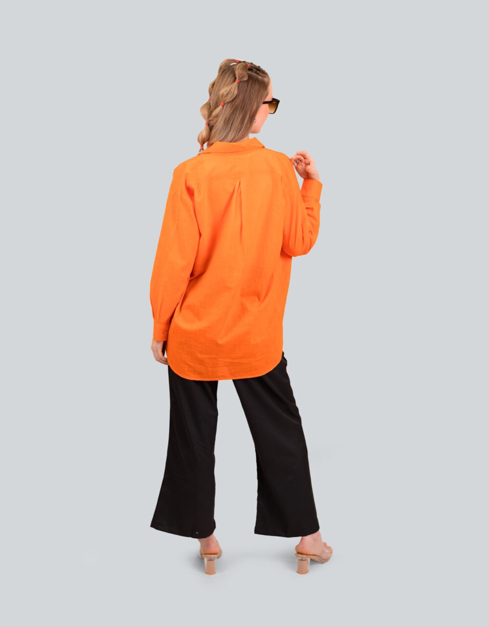 Loose Fit Cotton Shirt Top