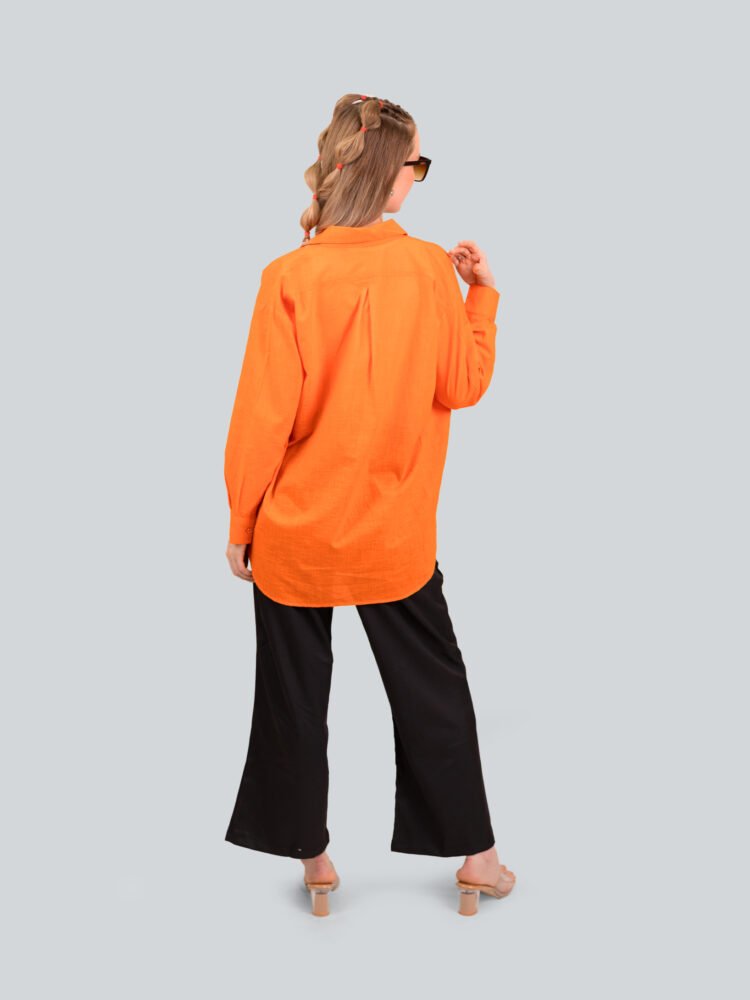 Loose Fit Cotton Shirt Top