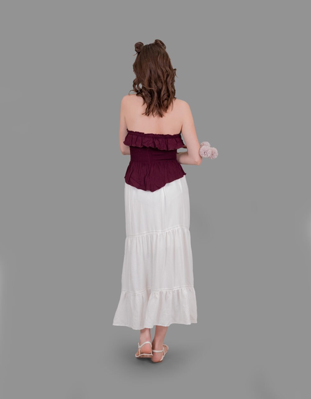 Three Tier Long Skirt