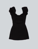 Bari Backless Black Mini Dress