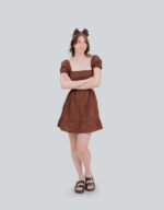 Side Cut Out Cotton Dress
