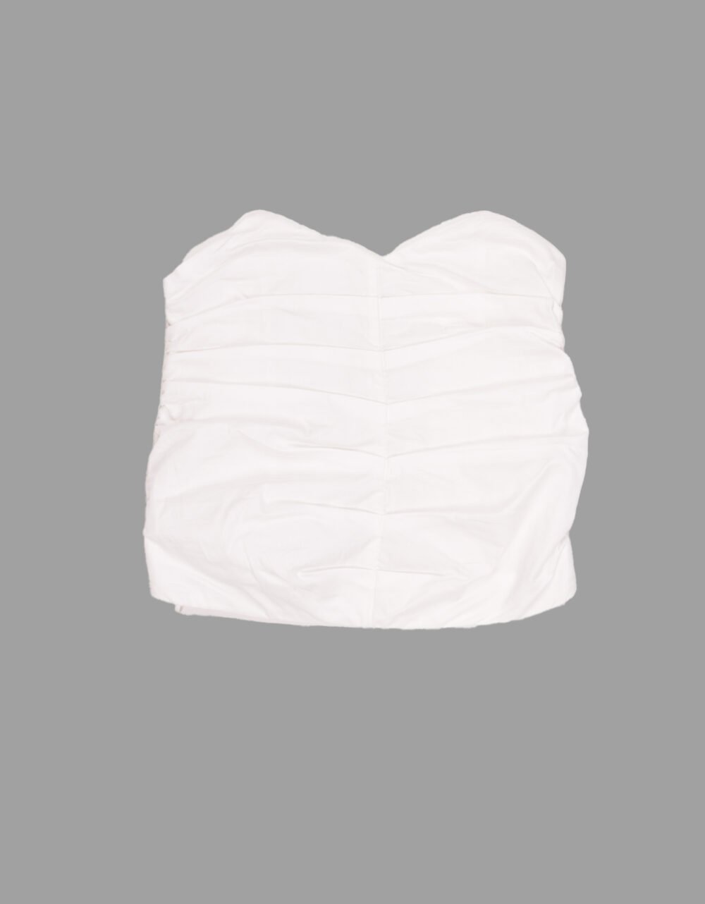 Gathered Strapless Top