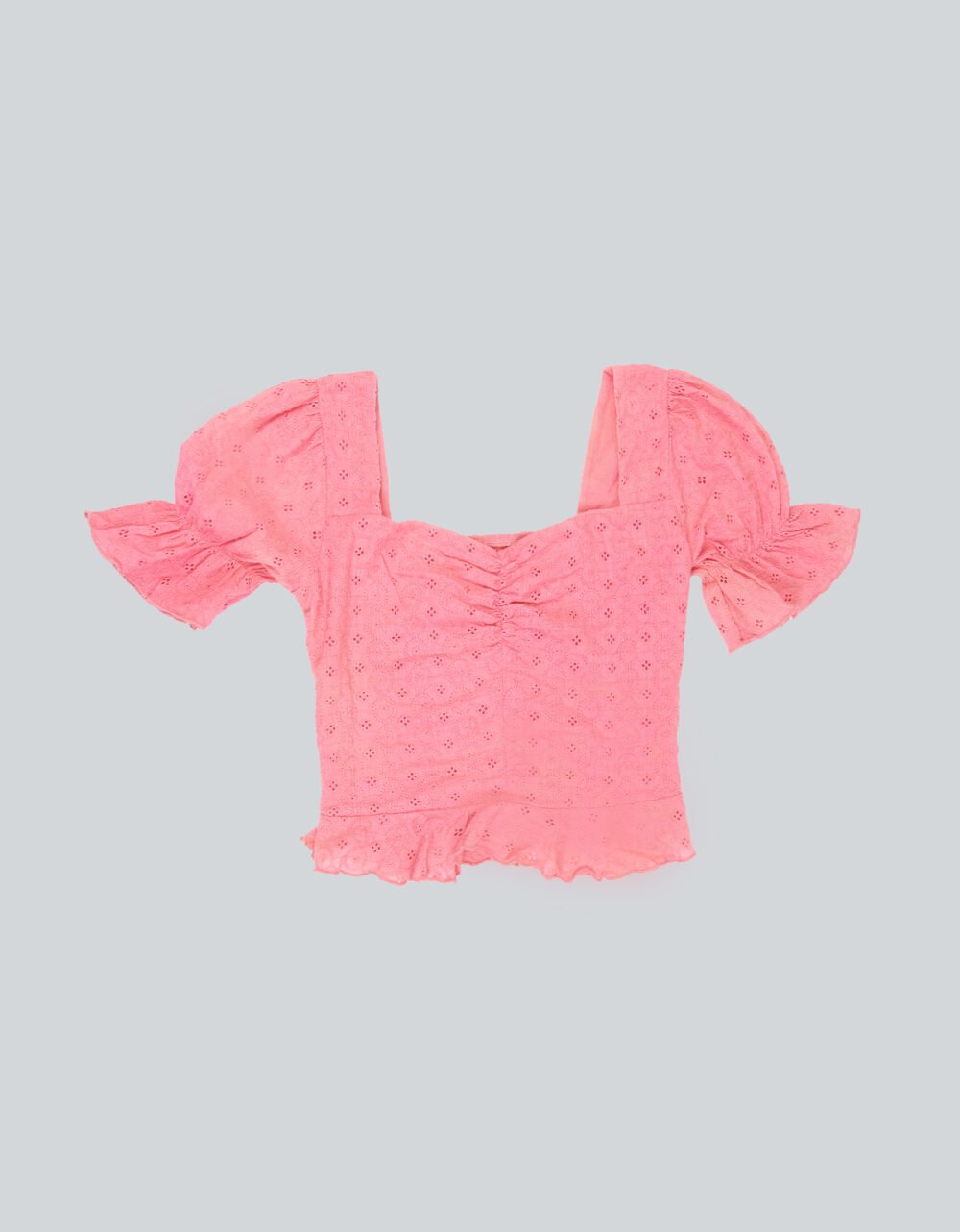 Anglaise Front Gather Top