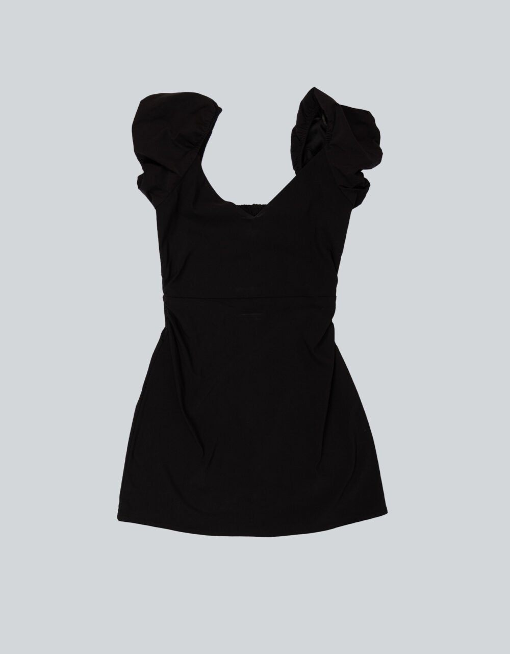 Bari Backless Black Mini Dress