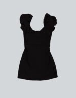 Bari Backless Black Mini Dress