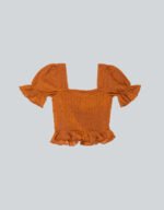 Anglaise Front Gather Top