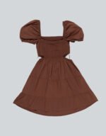 Side Cut Out Cotton Dress