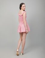 100% cotton Gingham Check Smocked Dress