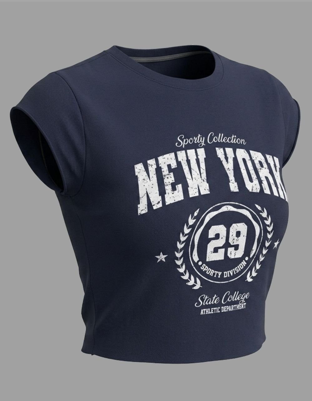 New York-Navy Top