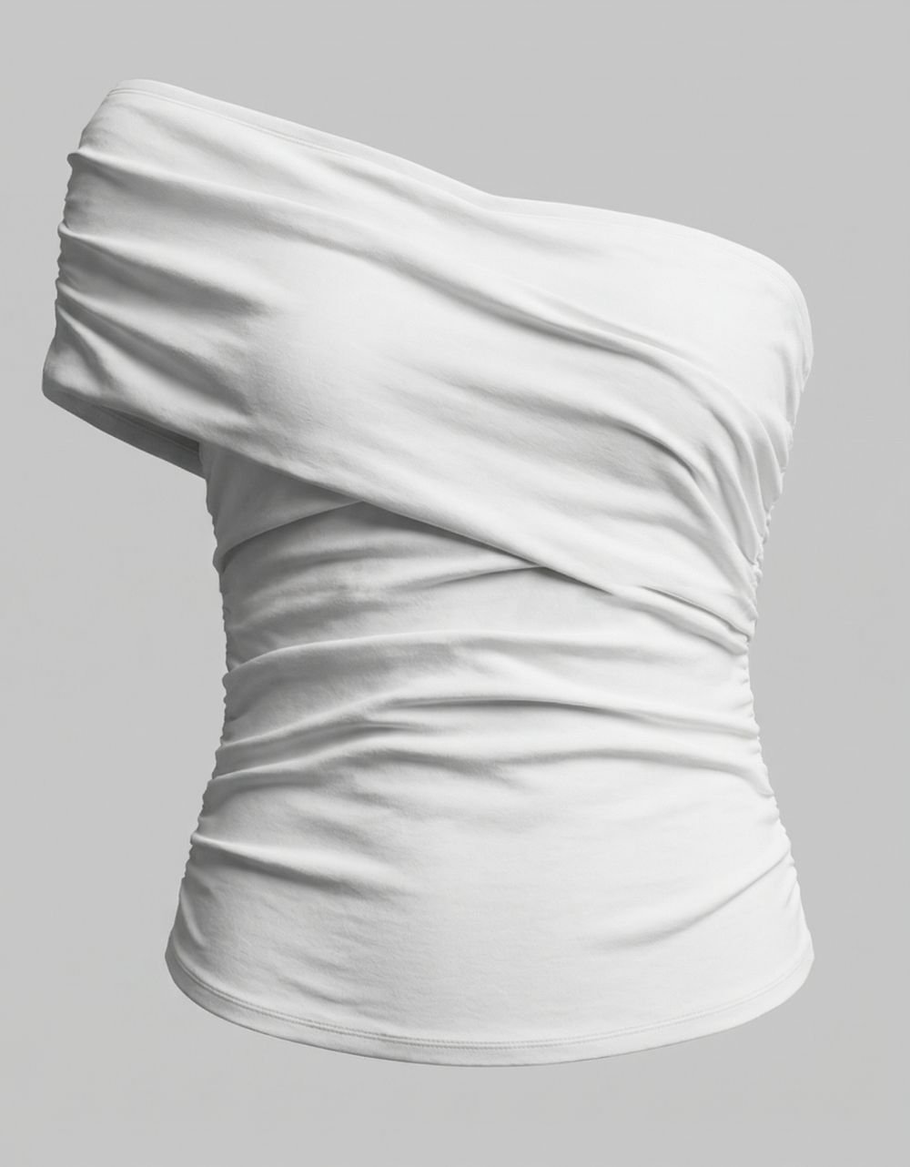 Strapless Ruched Top