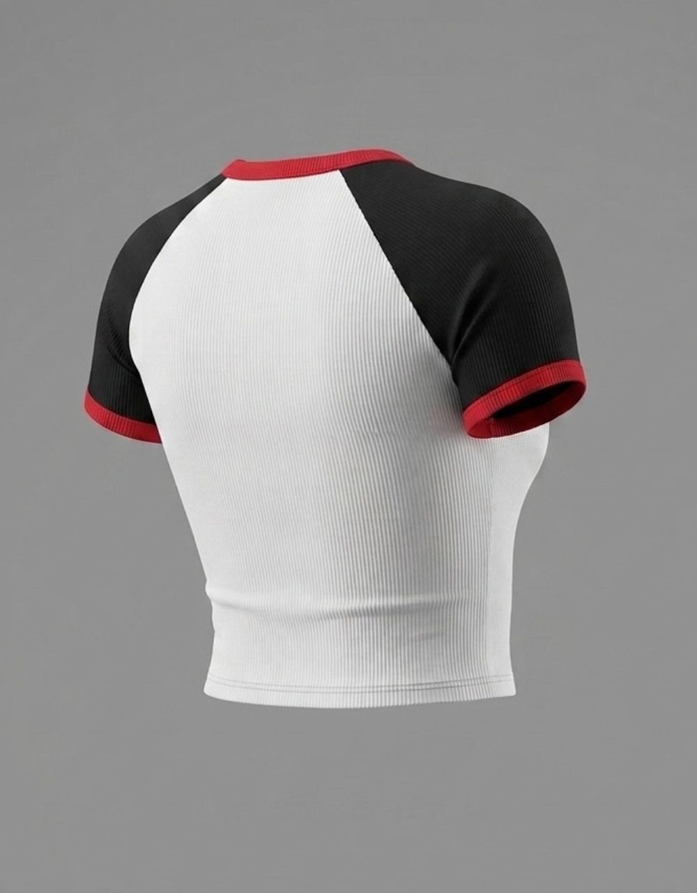 Raglan Sleeve Rib T-Shirt