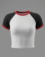 Raglan Sleeve Rib T-Shirt