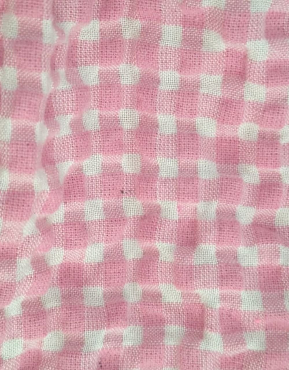 100% cotton Gingham Check Smocked Dress