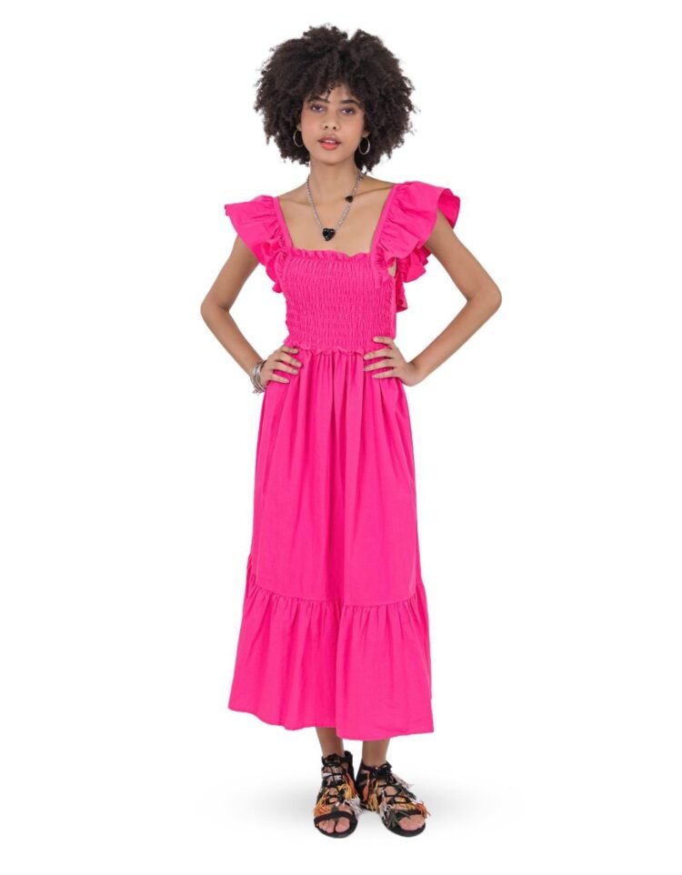 Back Tie Maxi Dress