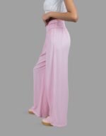 Smocked Cotton Pants