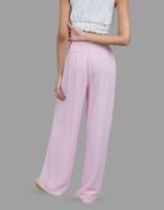 Smocked Cotton Pants