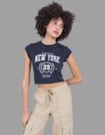 New York-Navy Tee