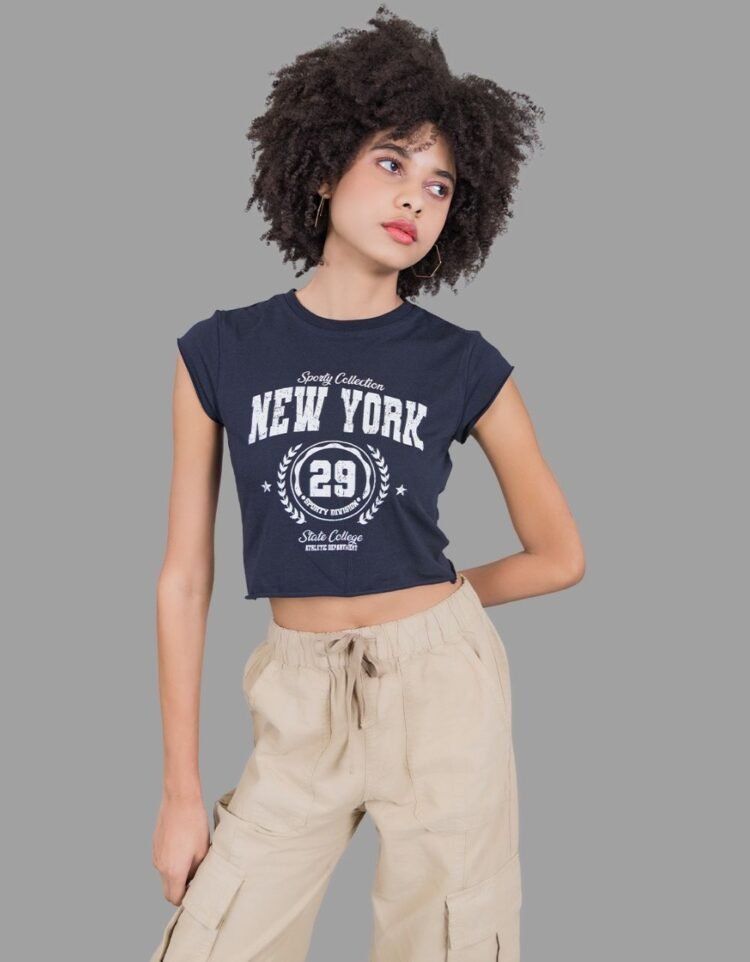 New York-Navy Tee