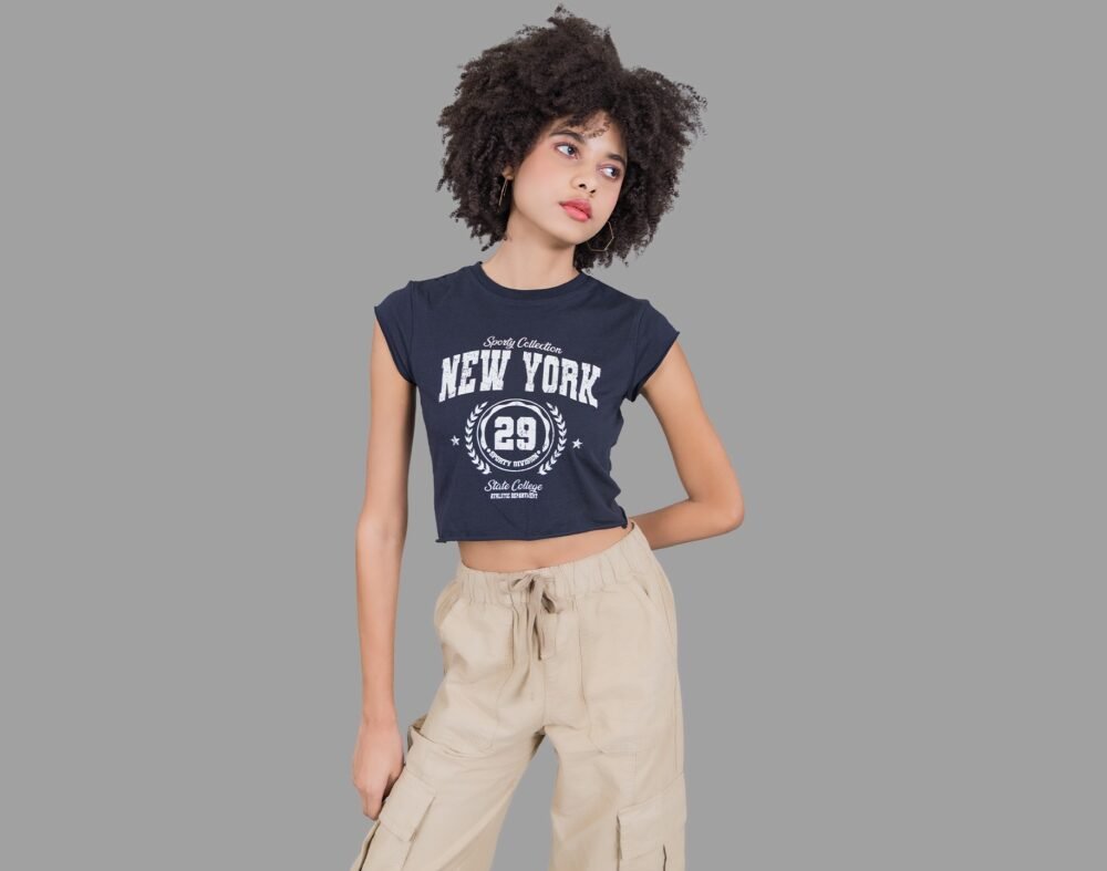 New York-Navy Tee