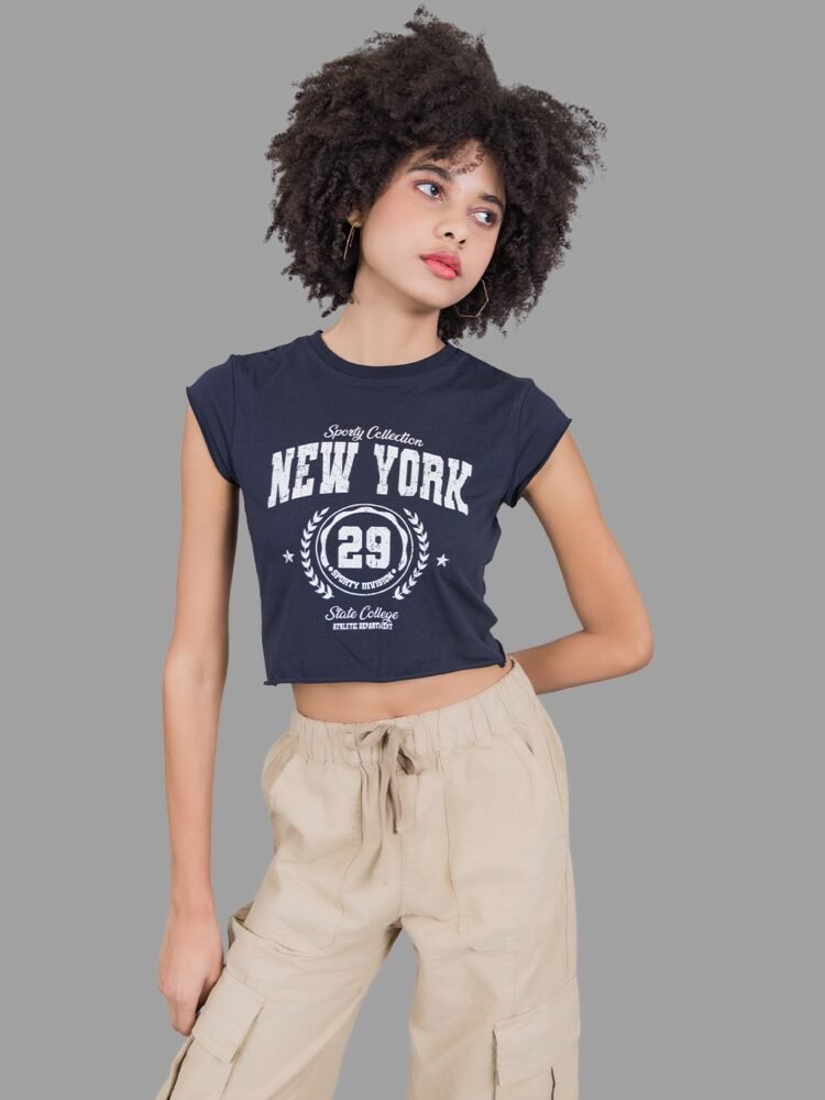 New York-Navy Tee