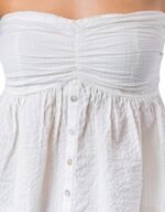 Ruched Peplum Top