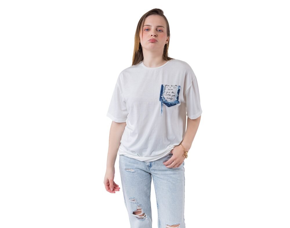 Pocket Detail Tee Shirt