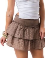 Two Tier Anglaise Skirt