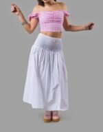 Smoked Naist Long Skirt