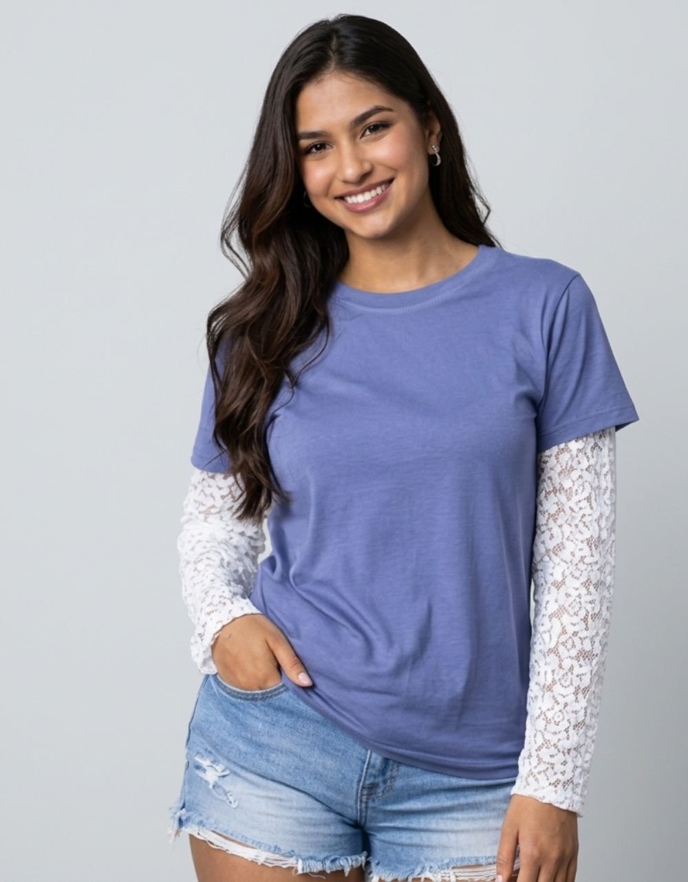 Lace T-Shirt Combo