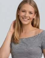 Boat Neck Stripe T-Shirt