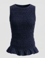 Sleeve less Smocked Top