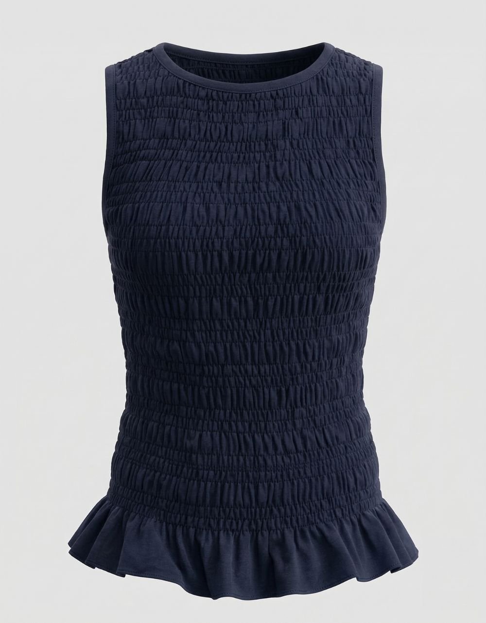 Sleeve less Smocked Top