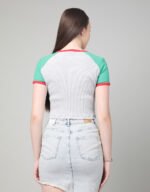 Raglan Sleeve Rib T-Shirt