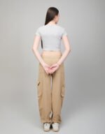 Rib Wide Neck T-Shirt