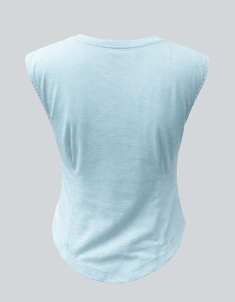 Cap Sleeve Fitled Crop Top